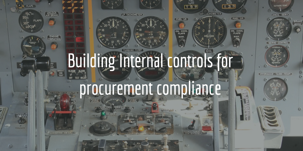 Internal controls for procurement compliance
