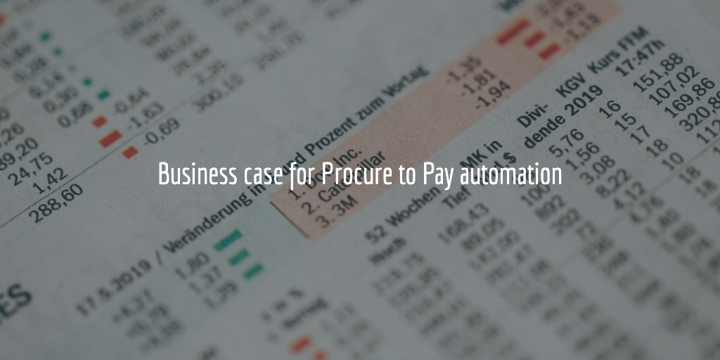 business case for procure to pay