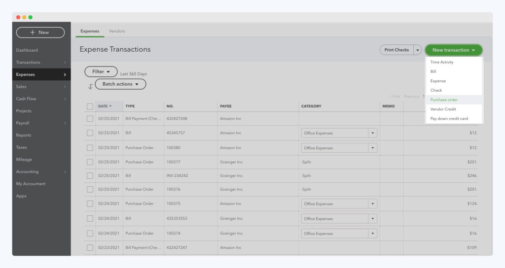 Create_purchase_order_QuickBooks