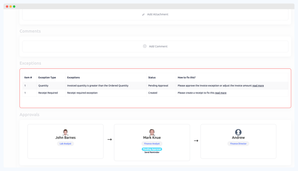 3-way invoice matching