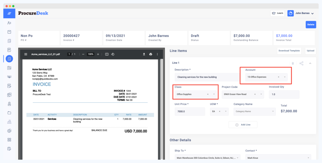 ProcureDesk Extracts