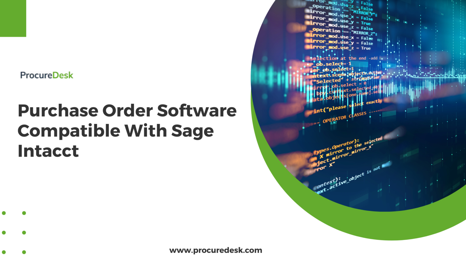 purchase order software compatible with sage Intacct