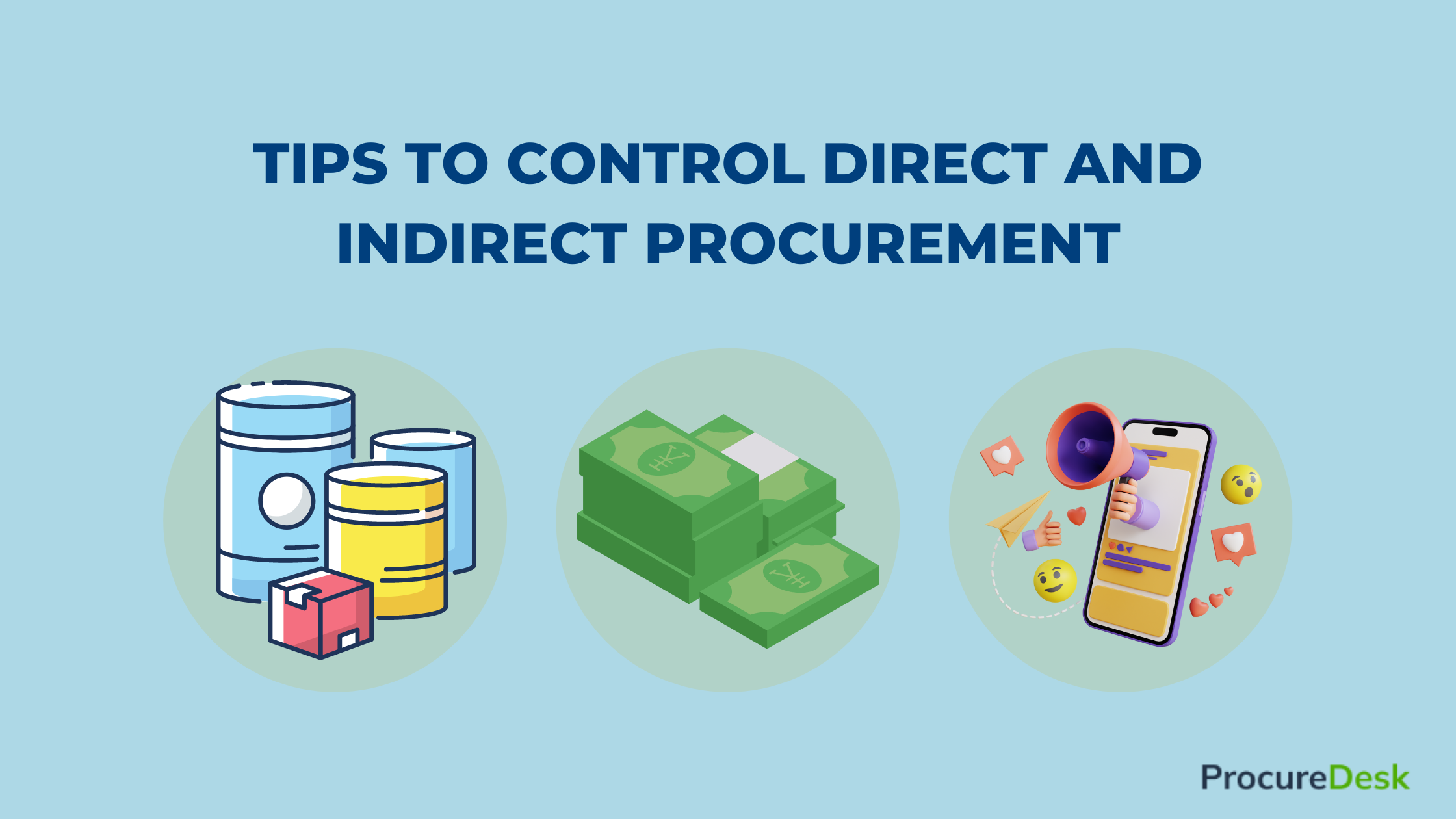 Tips to control direct and indirect procurement