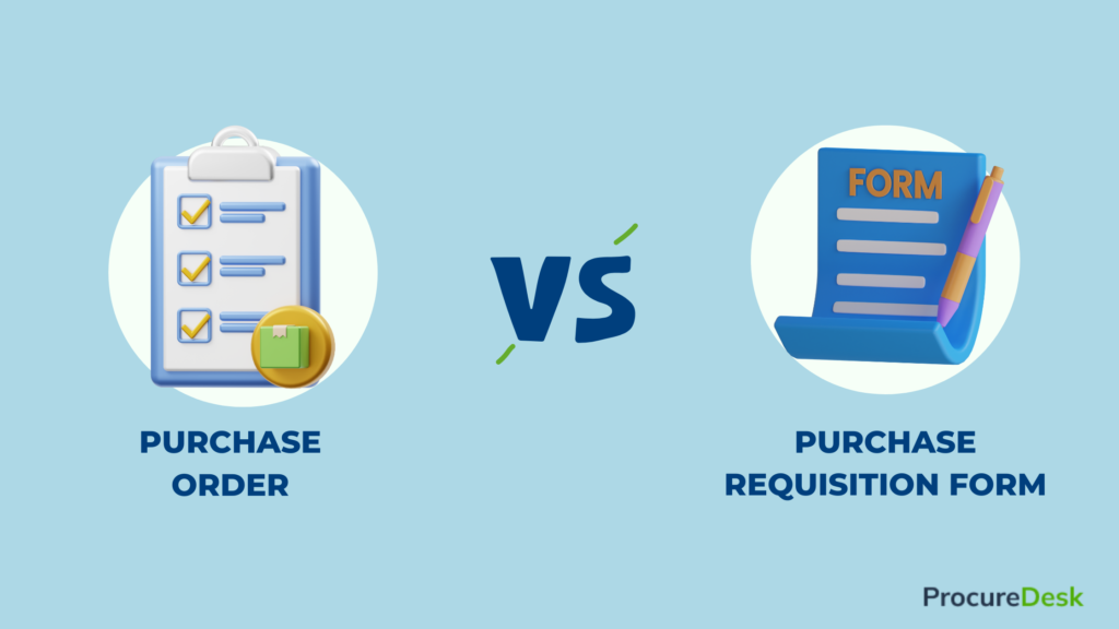 purchase order vs purchase requisition form