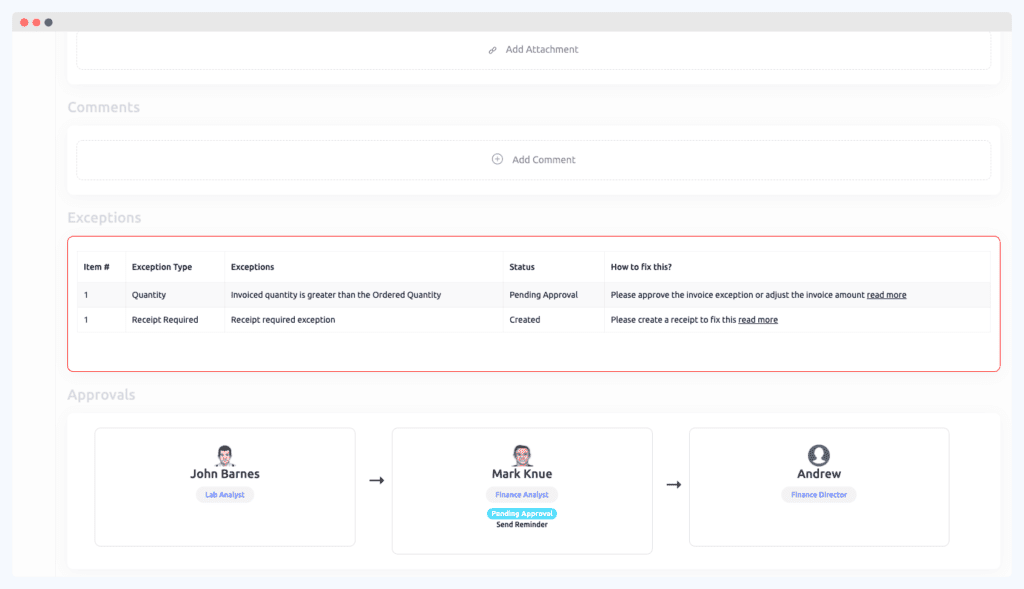 3-way match on ProcureDesk