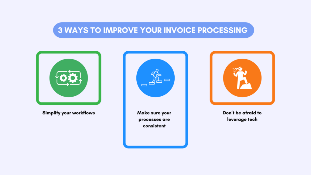 3 ways to improve your invoice processing