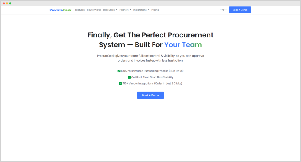 ProcureDesk screenshot
