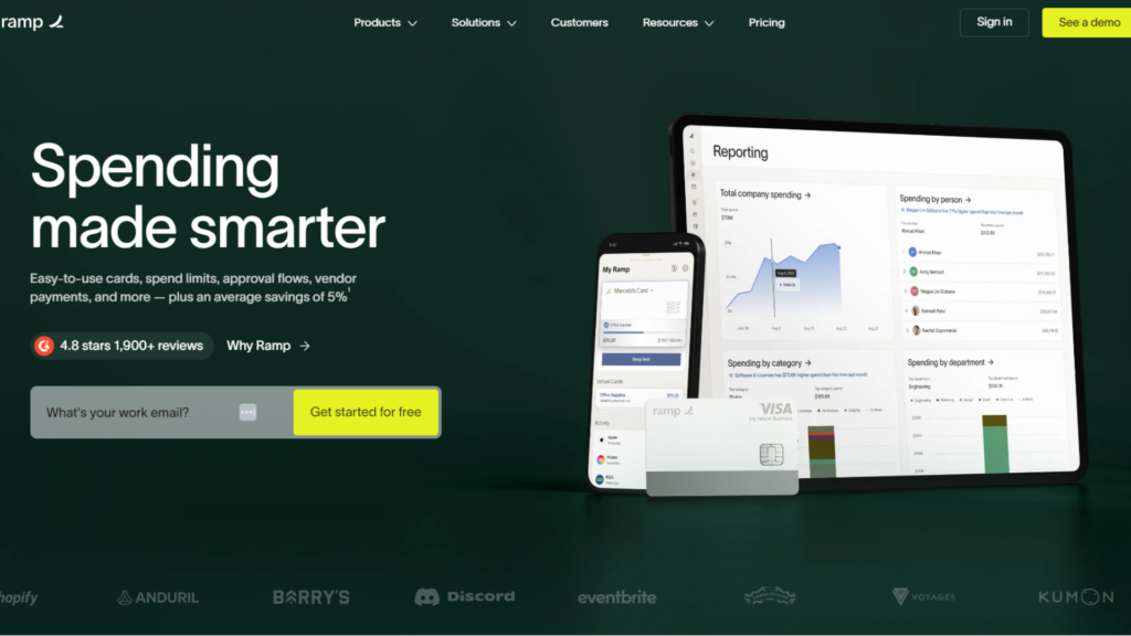 Ramp Homepage