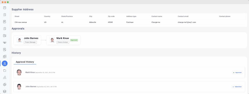 approval workflow