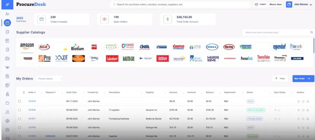 ProcureDesk punchout catalog integration