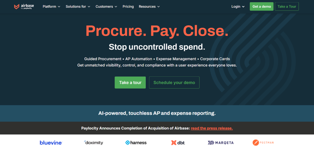 Airbase homepage