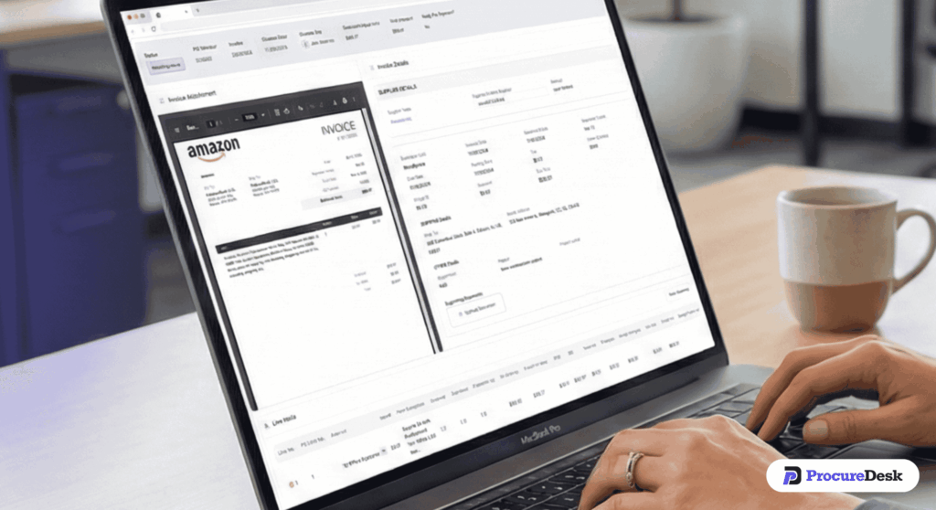 Invoice matching pricing exception