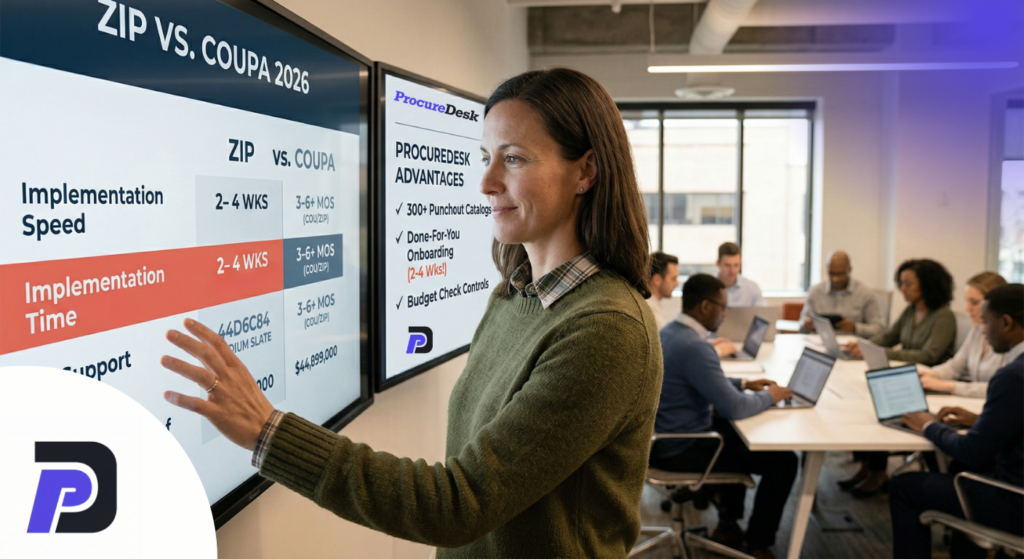 Zip vs Coupa 2026: Comparison, Features, Pricing, and Reviews